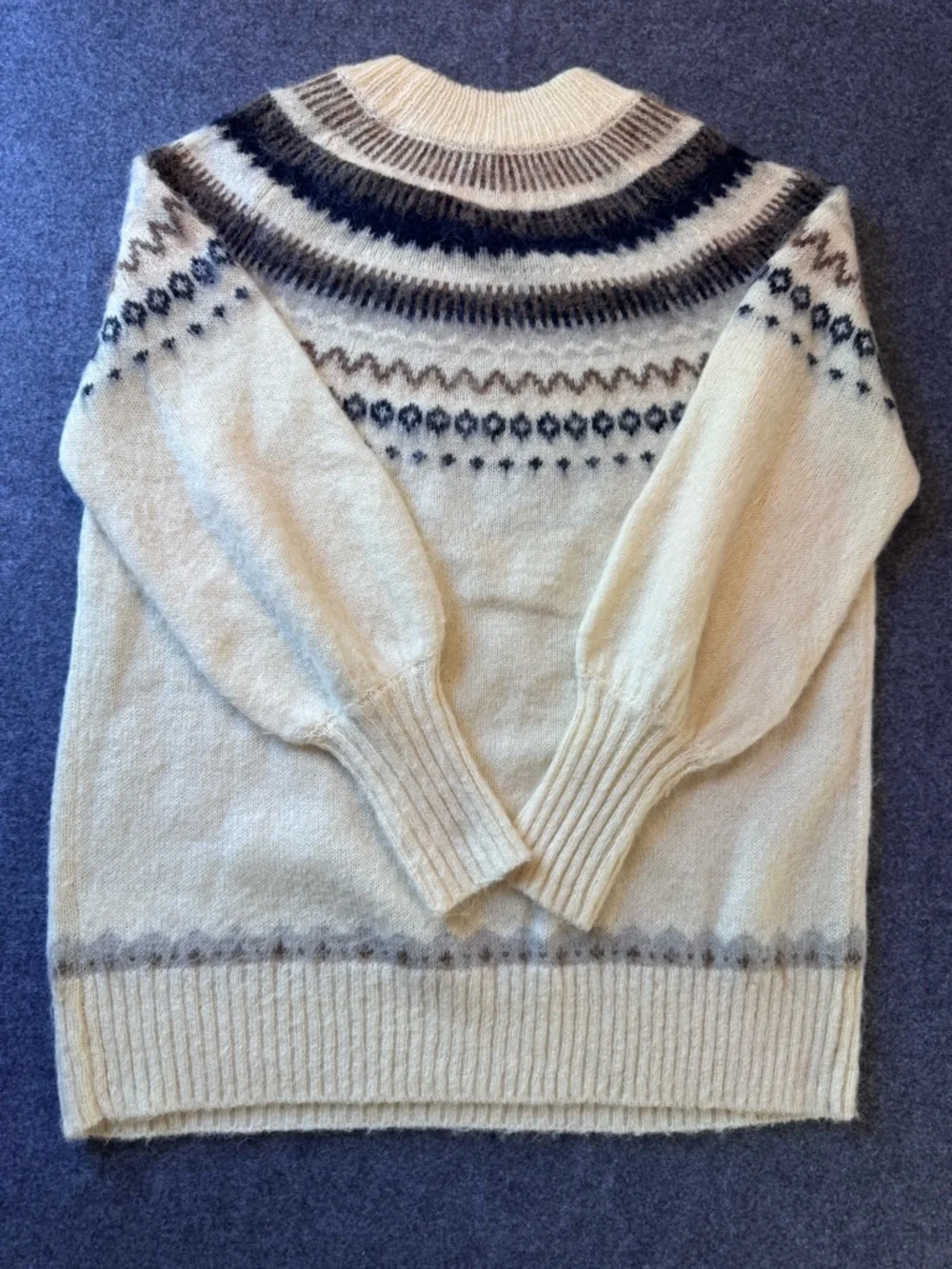 J. Crew Fair Isle Alpaca Blend Sweater